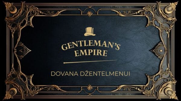 gentlemansempire.lt dovanų kuponas